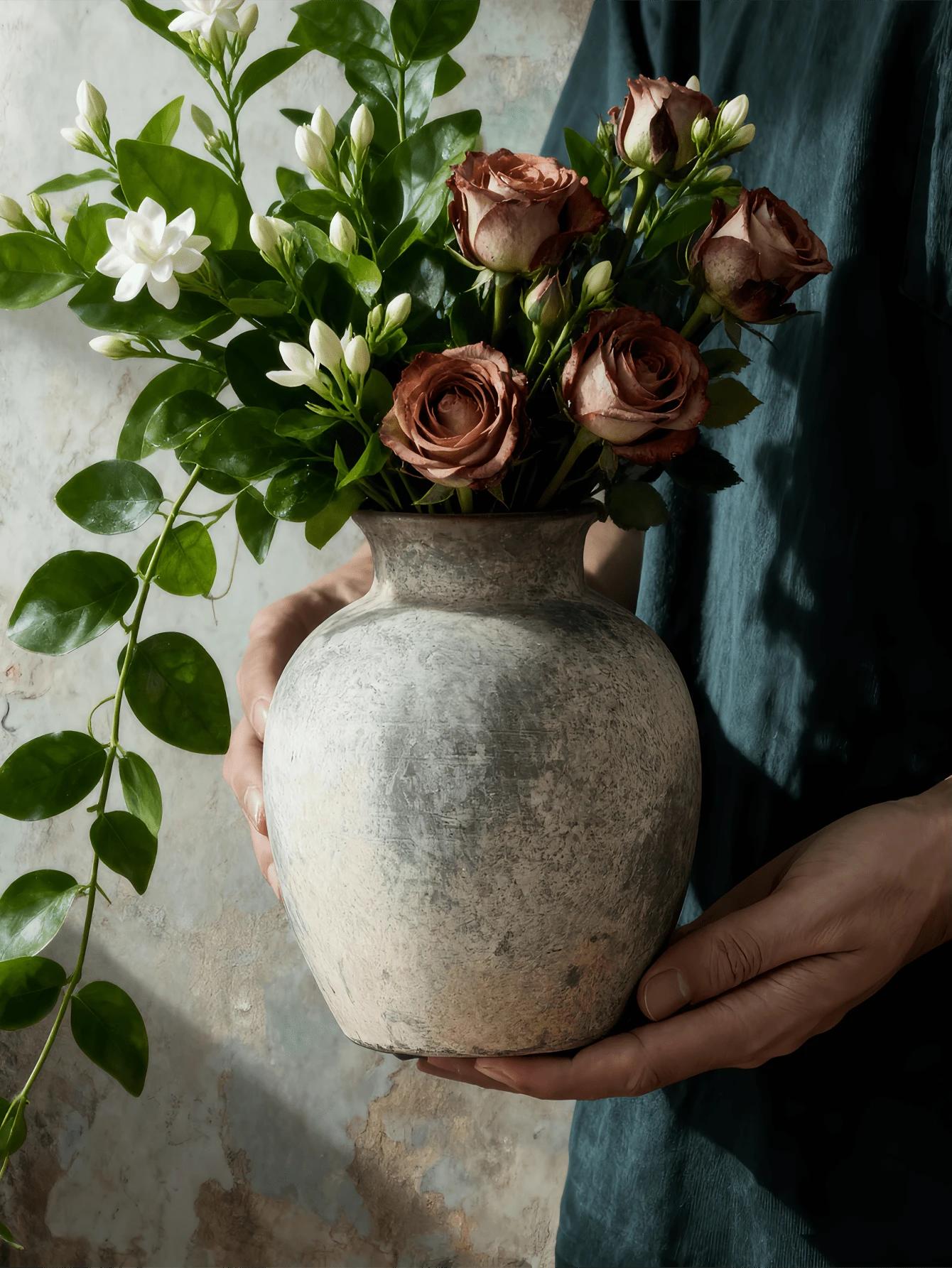 ceramiczny wazon dekoracyjny