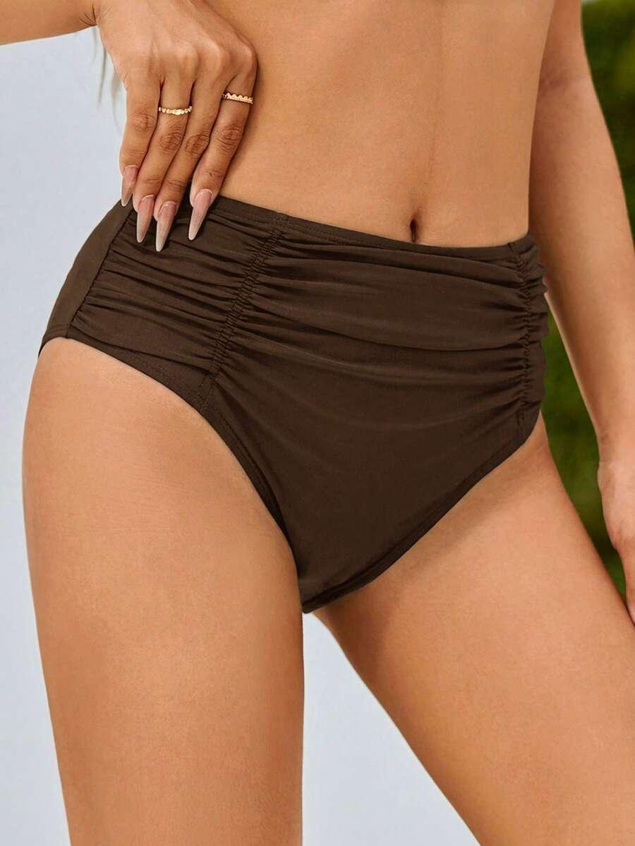 brązowy dół od bikini