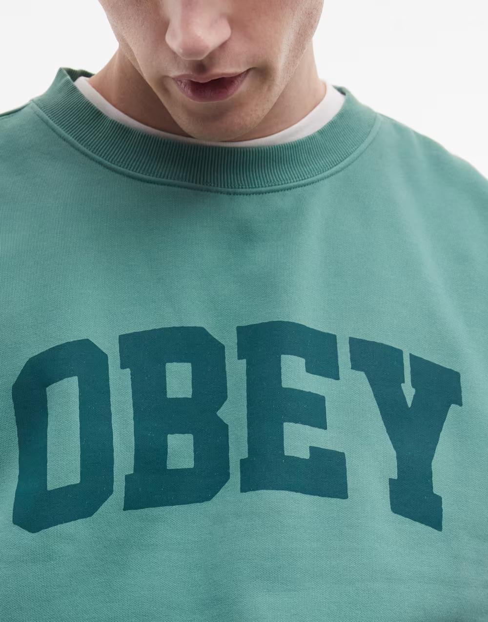 zielona bluza oversize logo