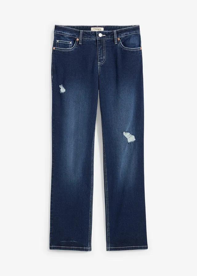 SPODNIE JEANS PRZETARCIA