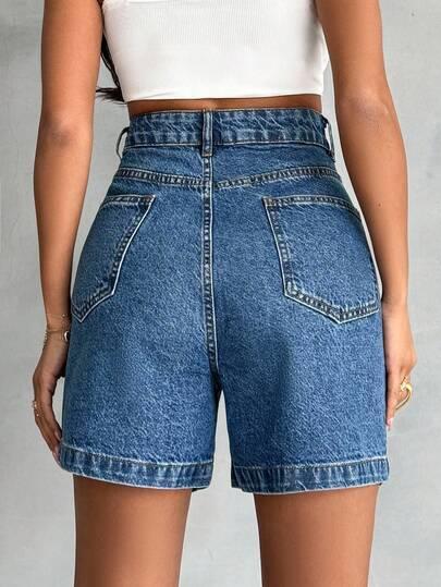 NIEBIESKIE SPODENKI JEANS