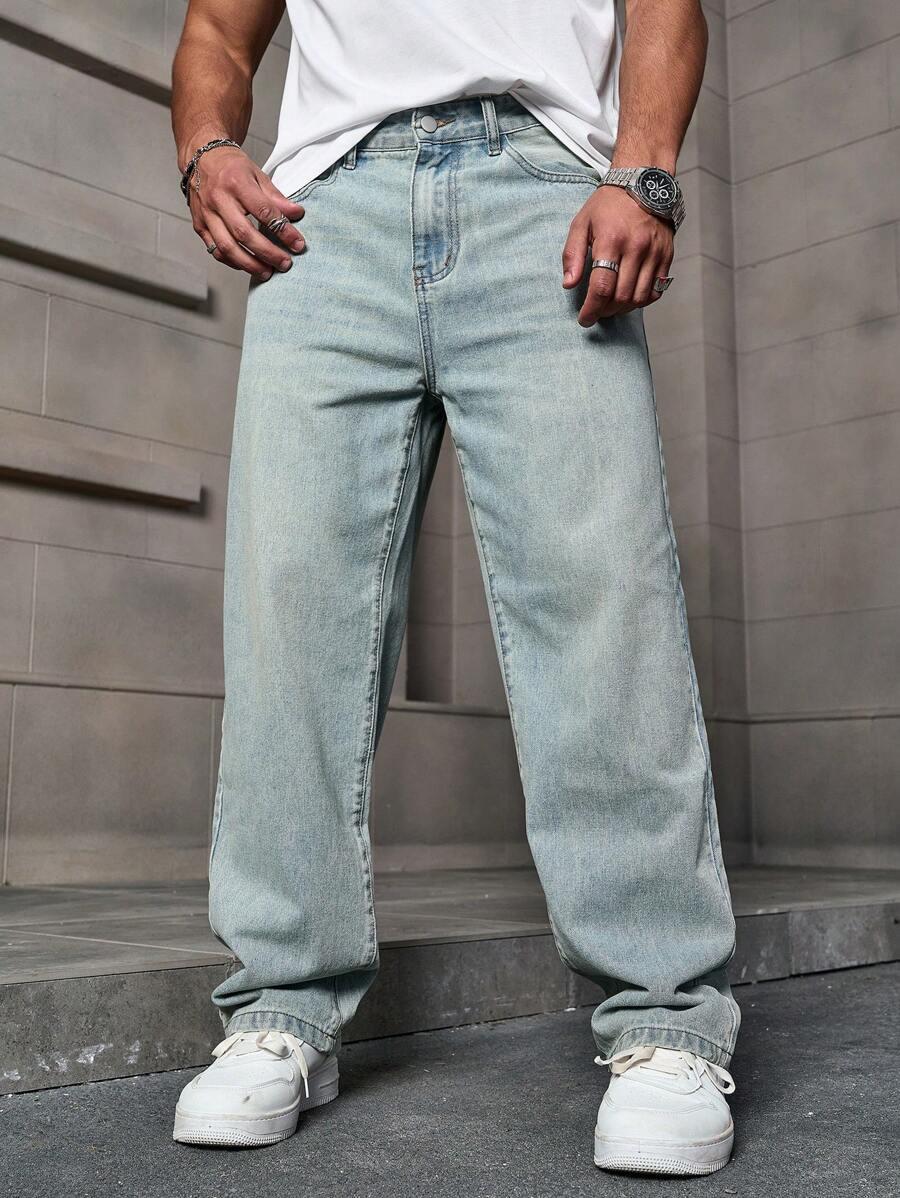 proste spodnie jeans