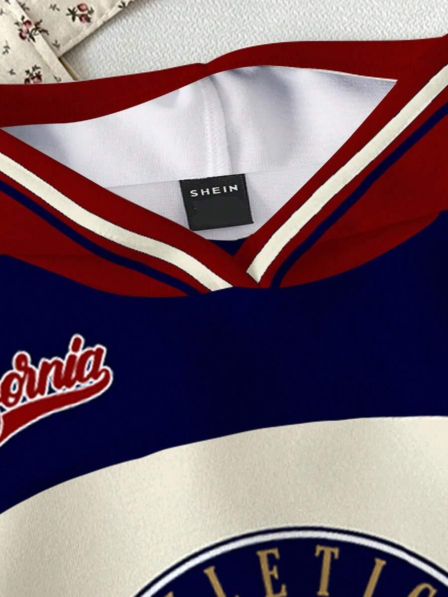 BLUZA Z KAPTUREM NADRUK