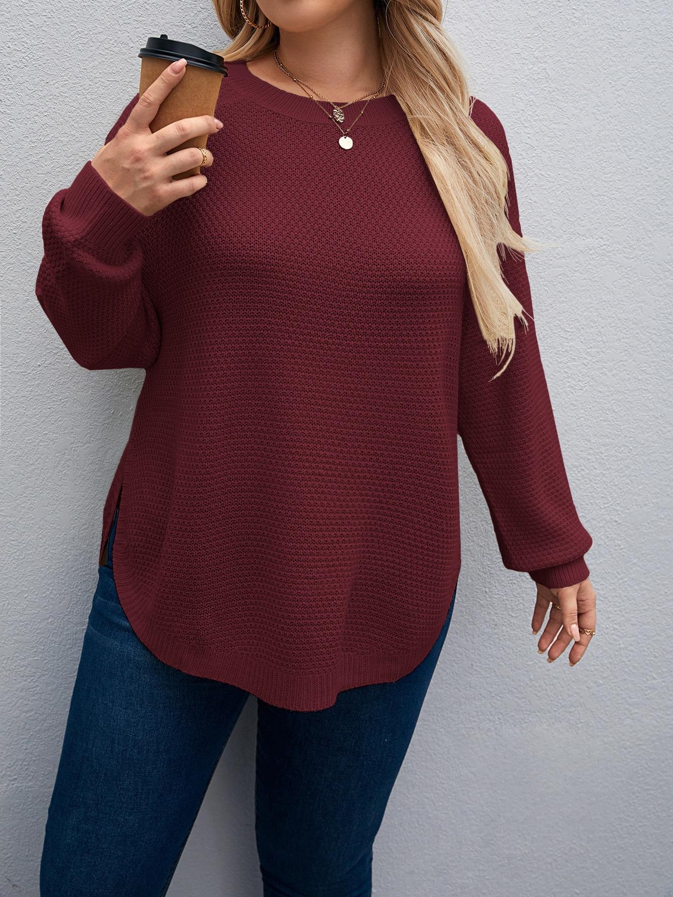SWETER BORDOWY DAMSKI