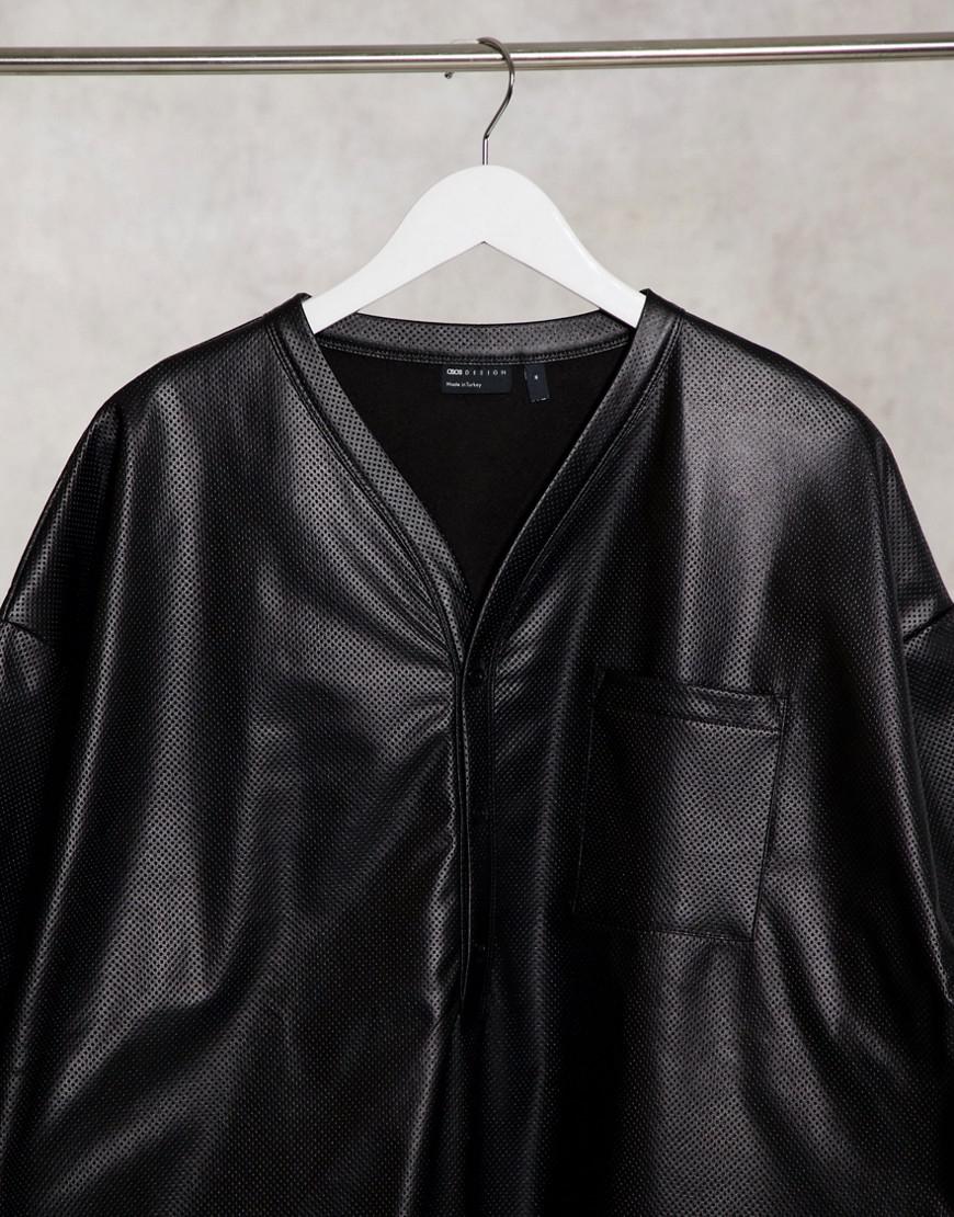 CZARNA BLUZKA OVERSIZE