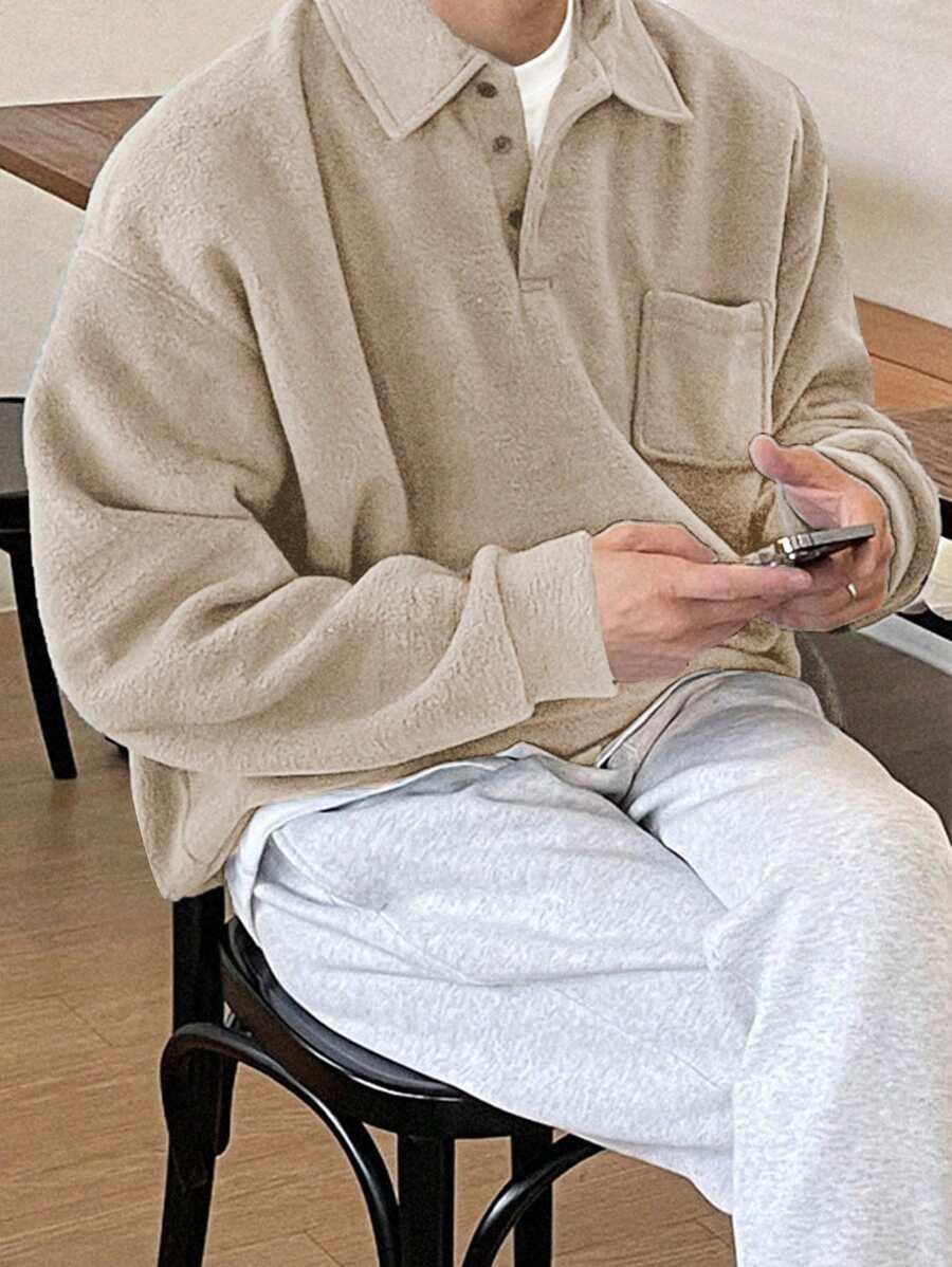 BLUZA POLAROWA Z KOŁNIERZEM 