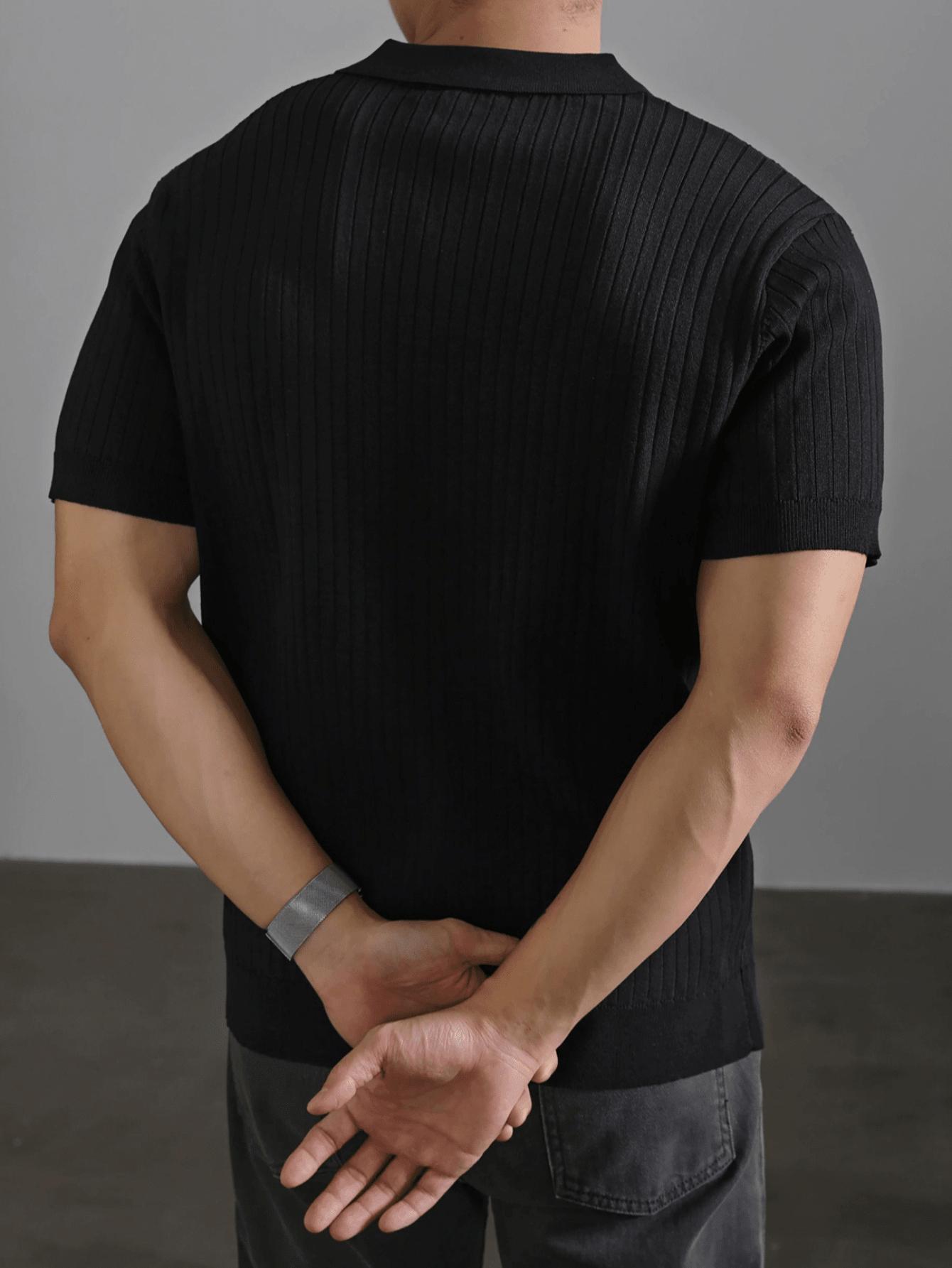CZARNa koszulka polo BASIC