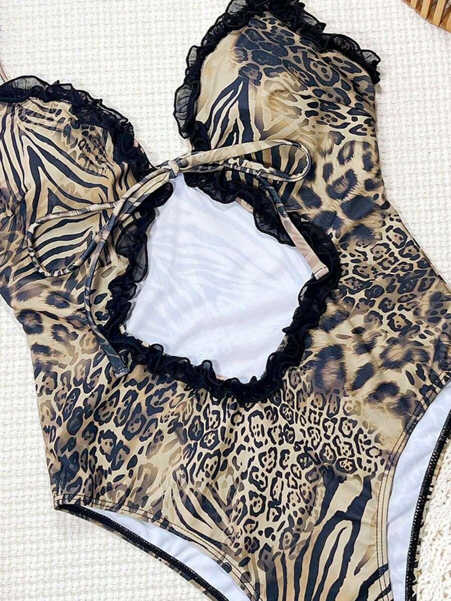 JEDNOCZĘŚCIOWY STRÓJ KĄPIELOWY ANIMAL PRINT