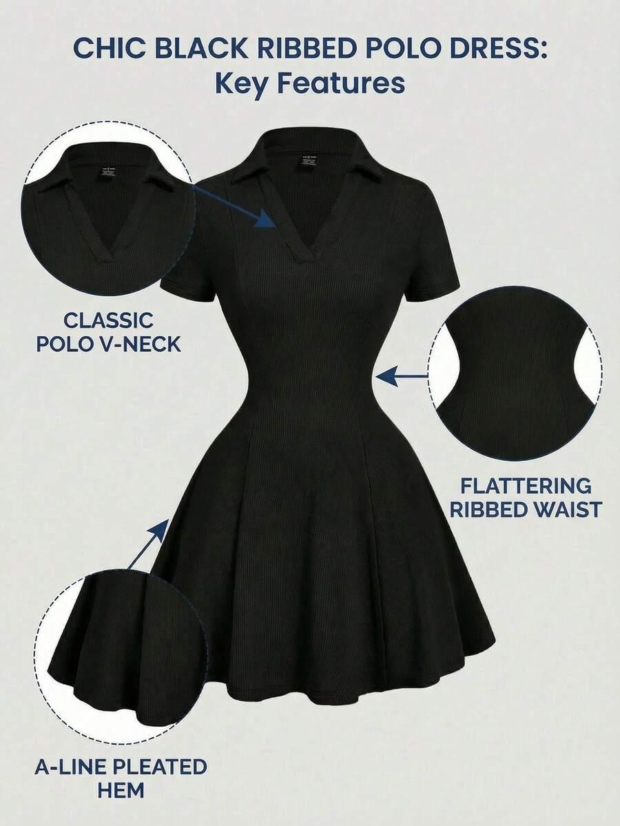 czarna mini sukienka
