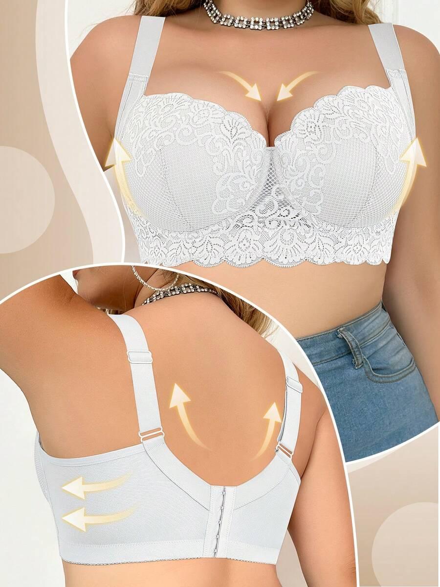 biustonosz push up fiszbiny koronka 2-pack