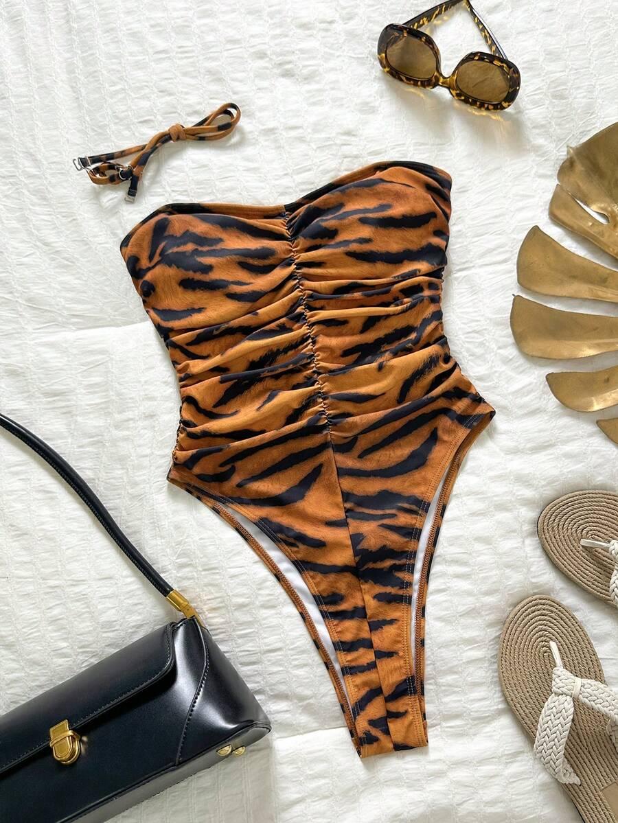 JEDNOCZĘŚCIOWY STRÓJ KĄPIELOWY ANIMAL PRINT