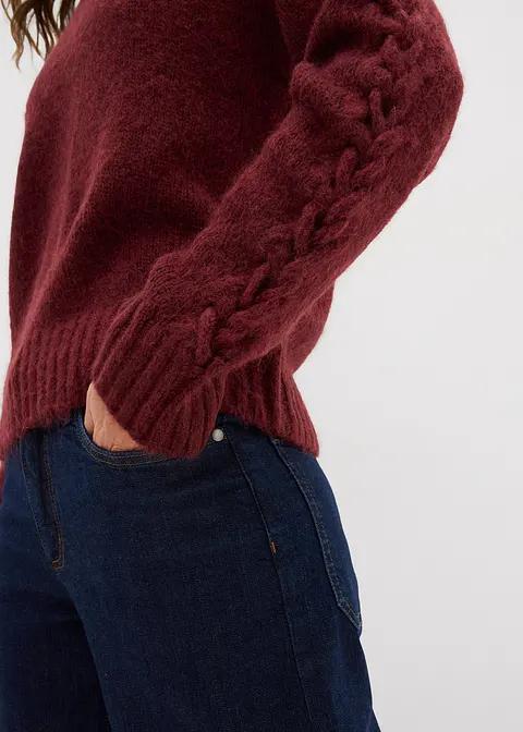 SWETER Z DŁUGIM RĘKAWEM