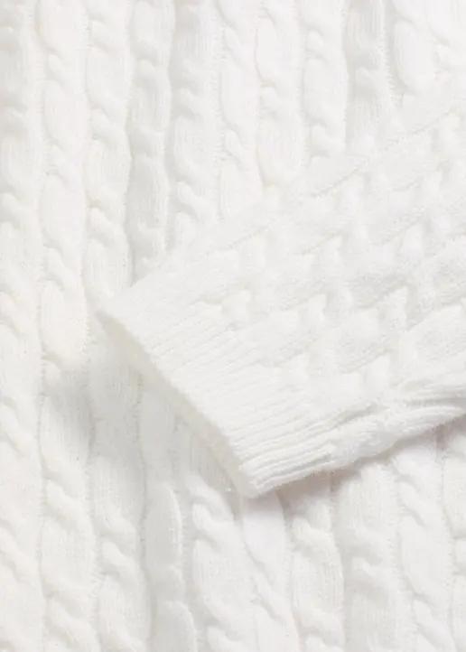 SWETER DAMSKI  Z PLECIONYM WZOREM