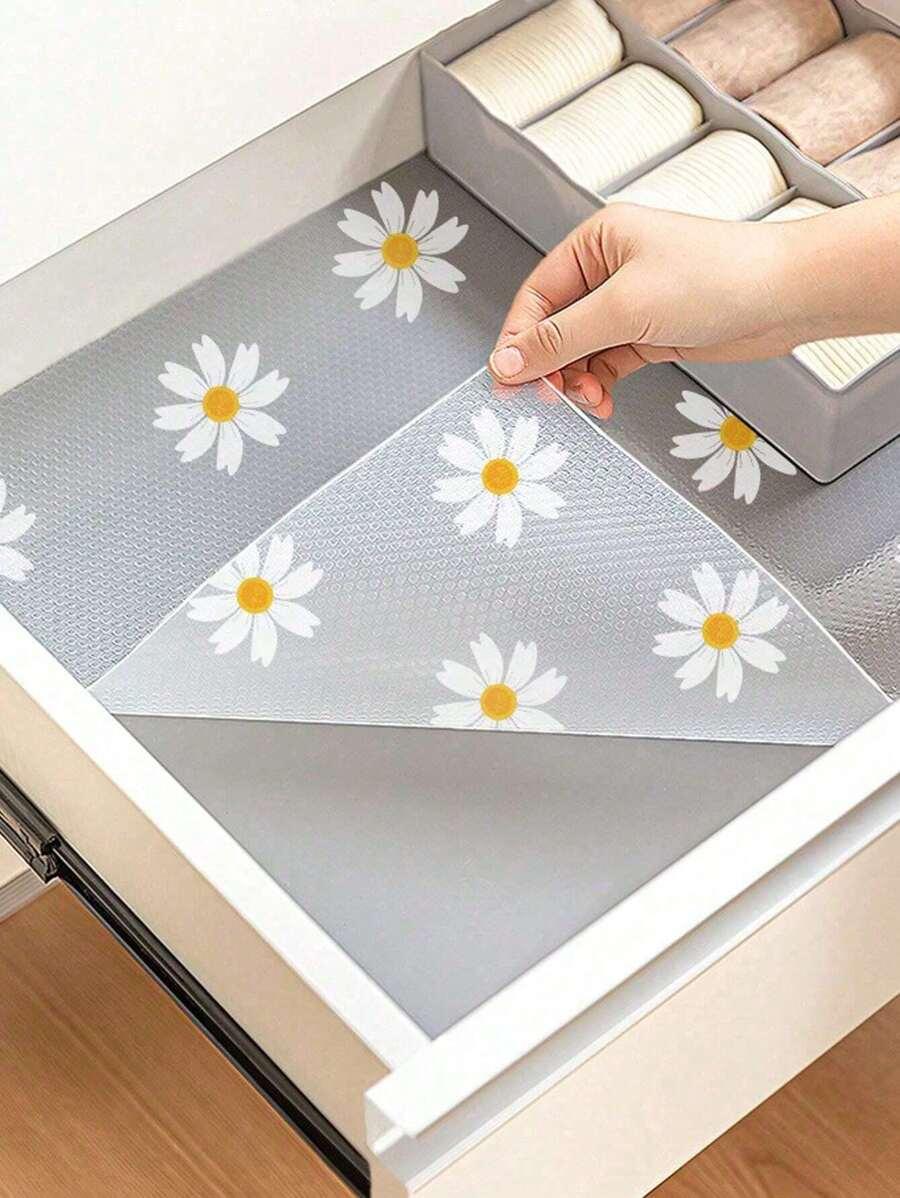 mata do szuflad wzór kwiaty