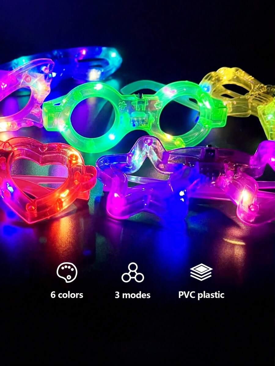 OKULARY LED ŚWIECĄCE 8-PACK