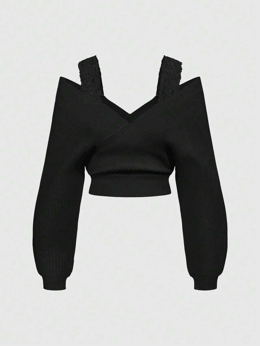 SWETER SPODNIE KOMPLET