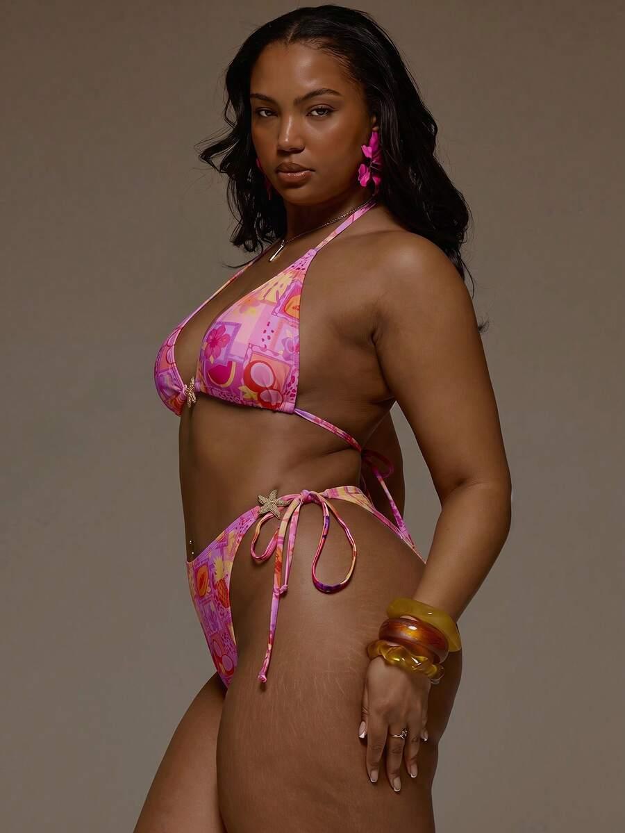 góra od bikini print