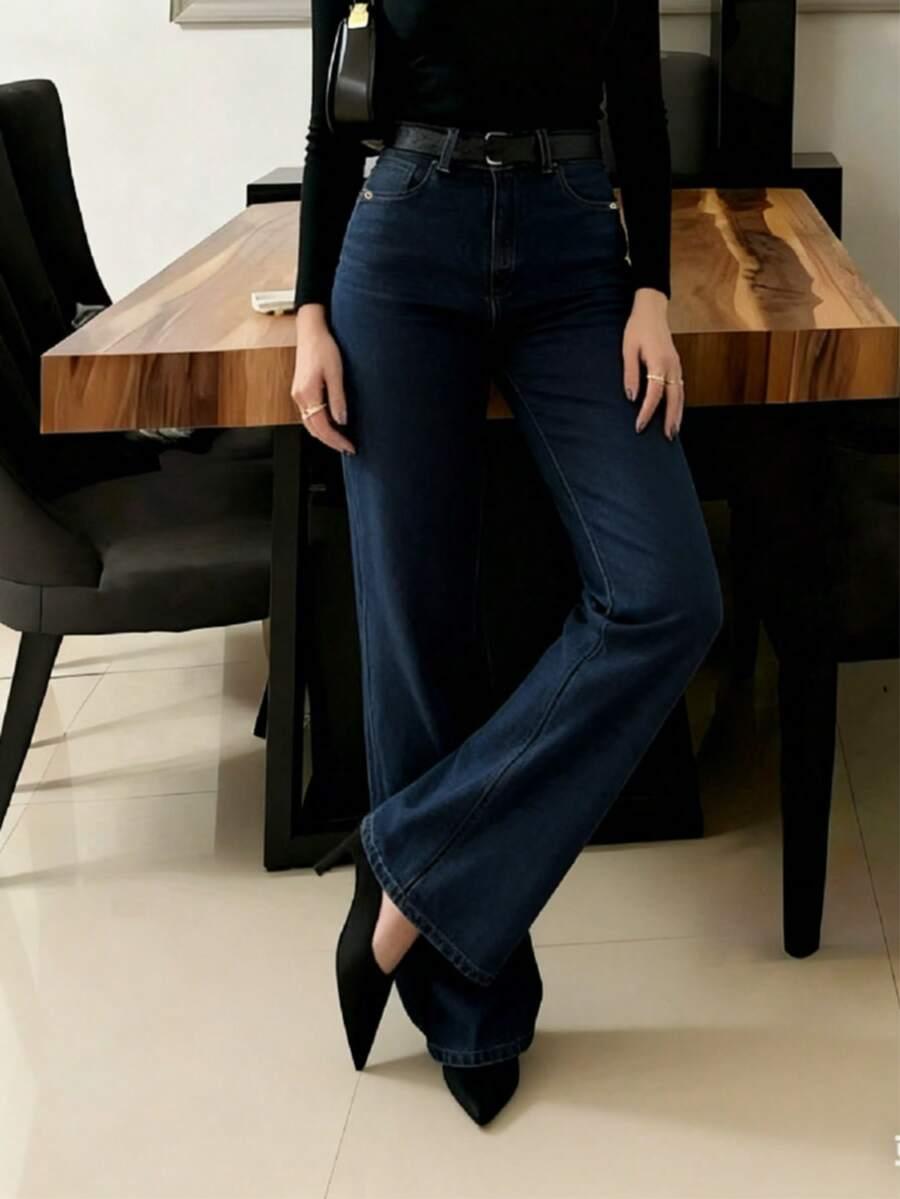 NIEBIESKIE SPODNIE JEANS