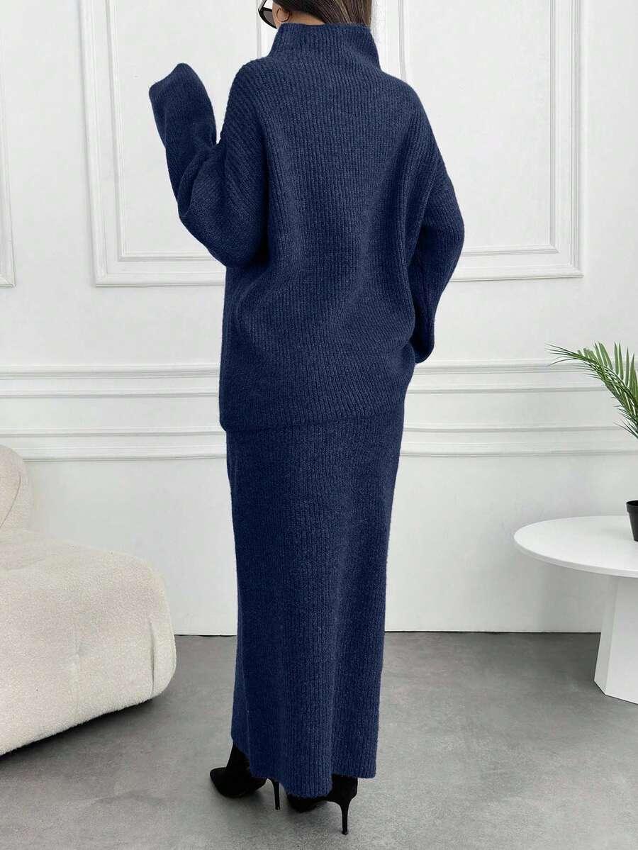 sweter spódnica komplet