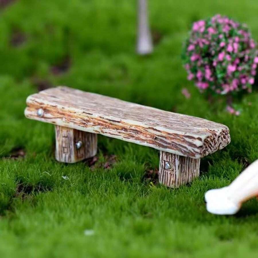 BRĄZOWA MINIATUROWA ŁAWKA 2-pack