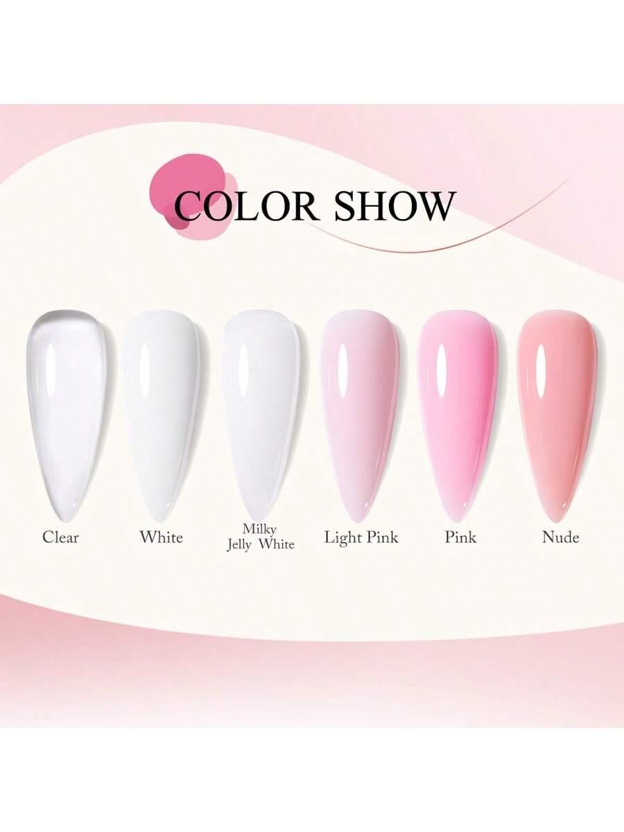 żel do paznokci 007 PINKISH WHITE