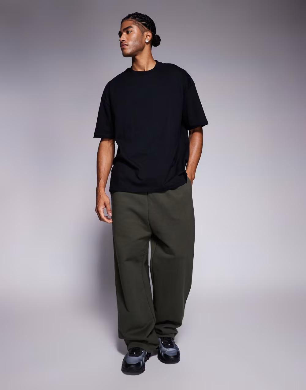 czarny bawełniany t-shirt  basic