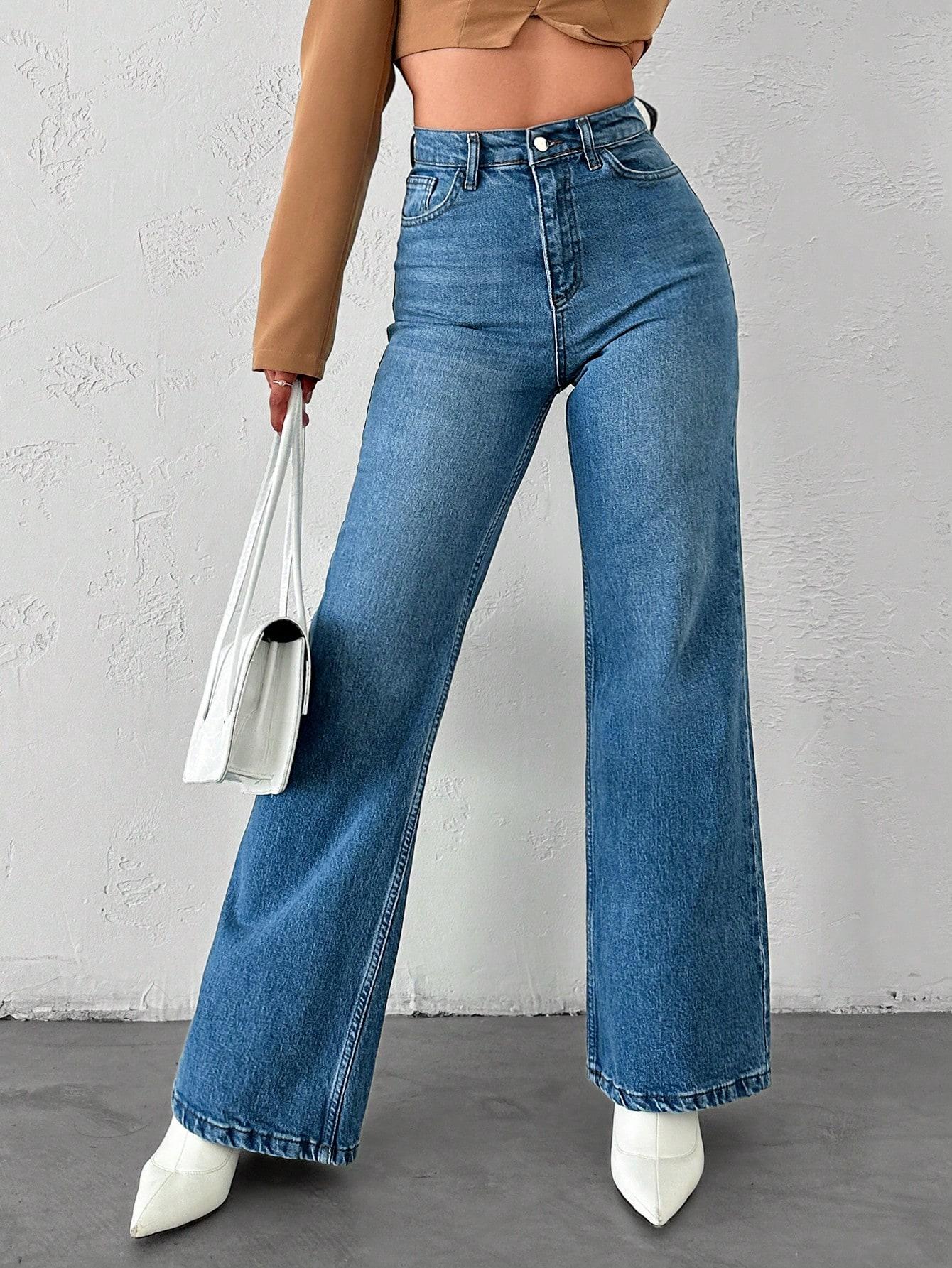 NIEBIESKIE SPODNIE JEANS