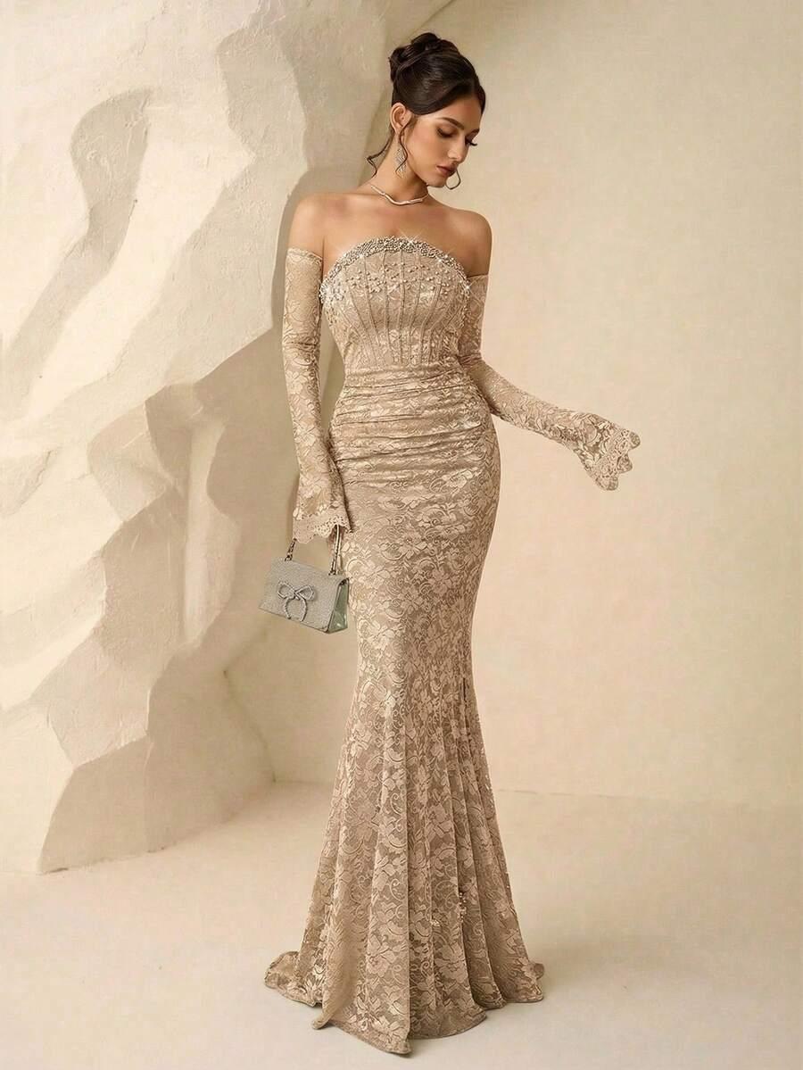 SUKIENKA KORONKOWA MAXI