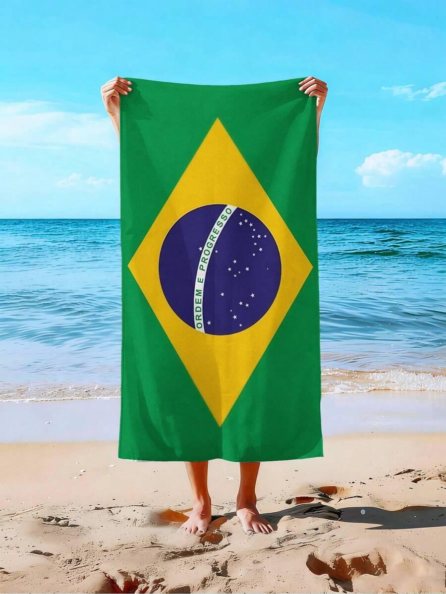 kolorowy ręcznik plażowy