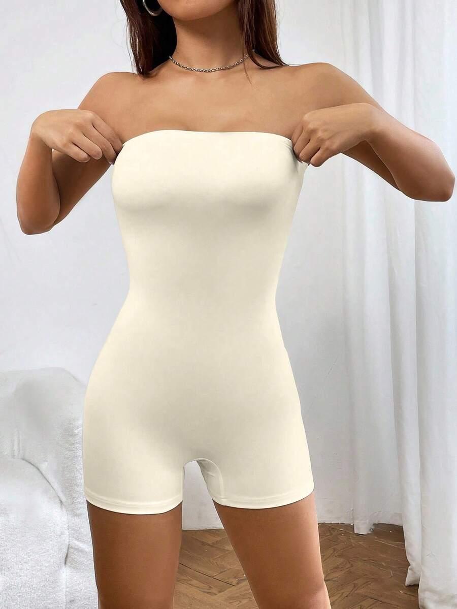 KOMBINEZON DAMSKI TYPU BANDEAU