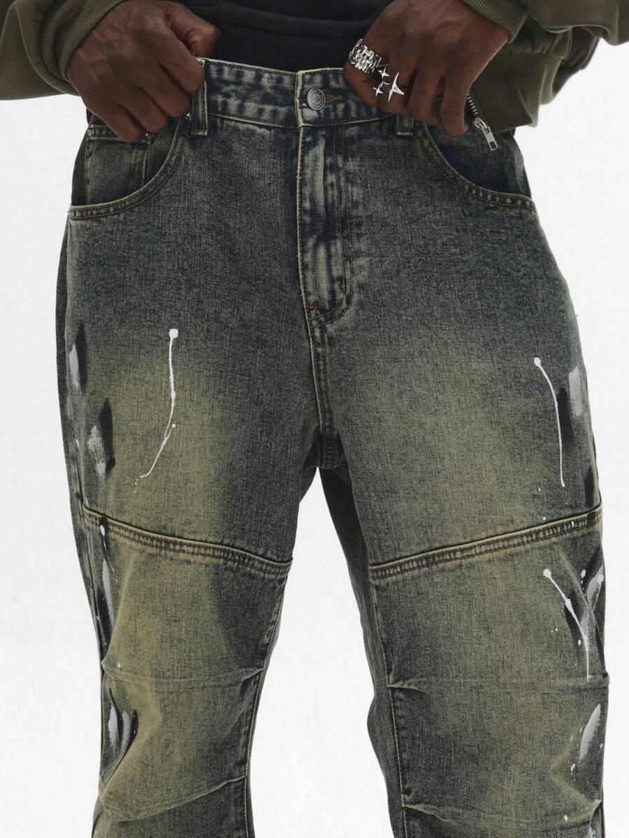 SPODNIE JEANS SZEROKA NOGAWKA