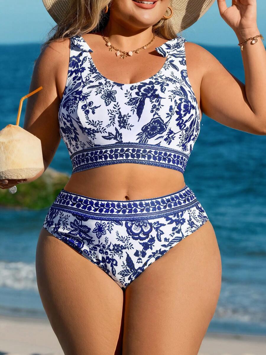 góra od bikini wzór
