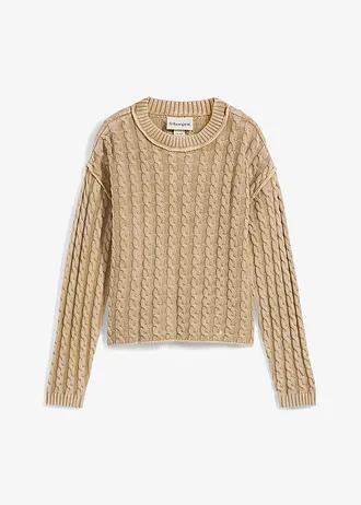 SWETER Z EFEKTEM WYTARCIA