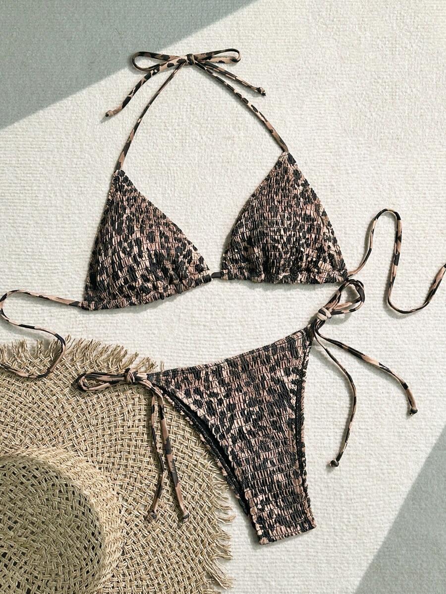 DWUCZĘŚCIOWY STRÓJ KĄPIELOWY ANIMAL PRINT