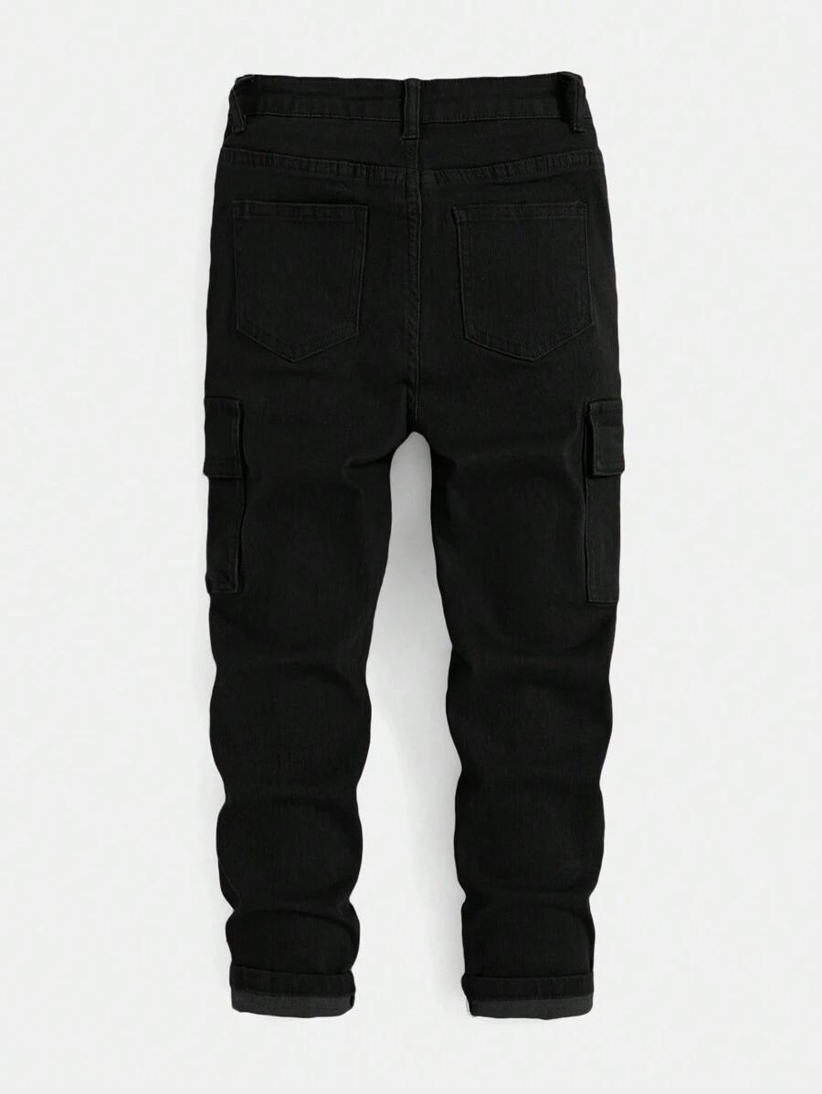 CZARNE spodnie JEANS 