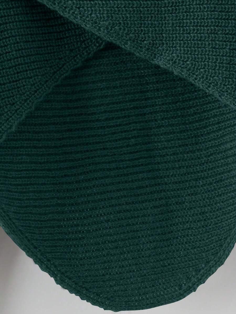 zielony komplet sweter spodnie