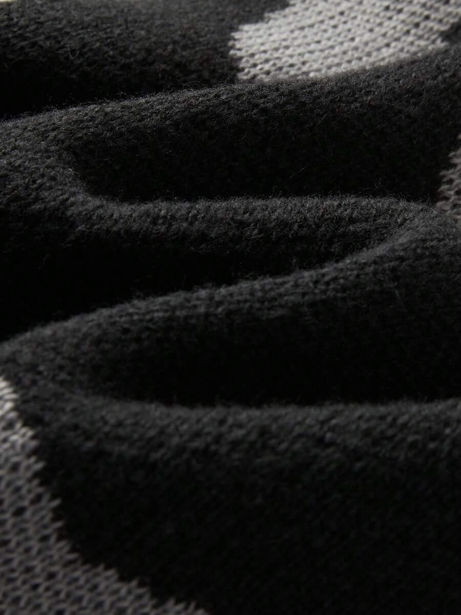 dzianinowy sweter wzór