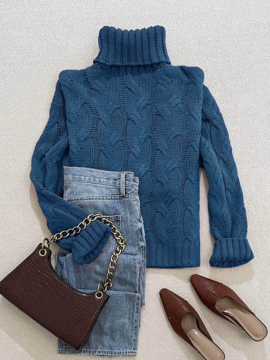 NIEBIESKI SWETER GOLF 