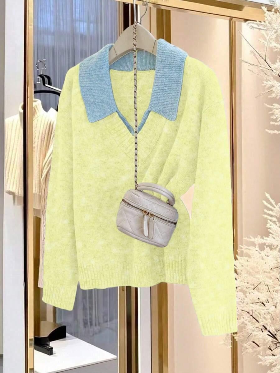 sweter z długim rękawem 