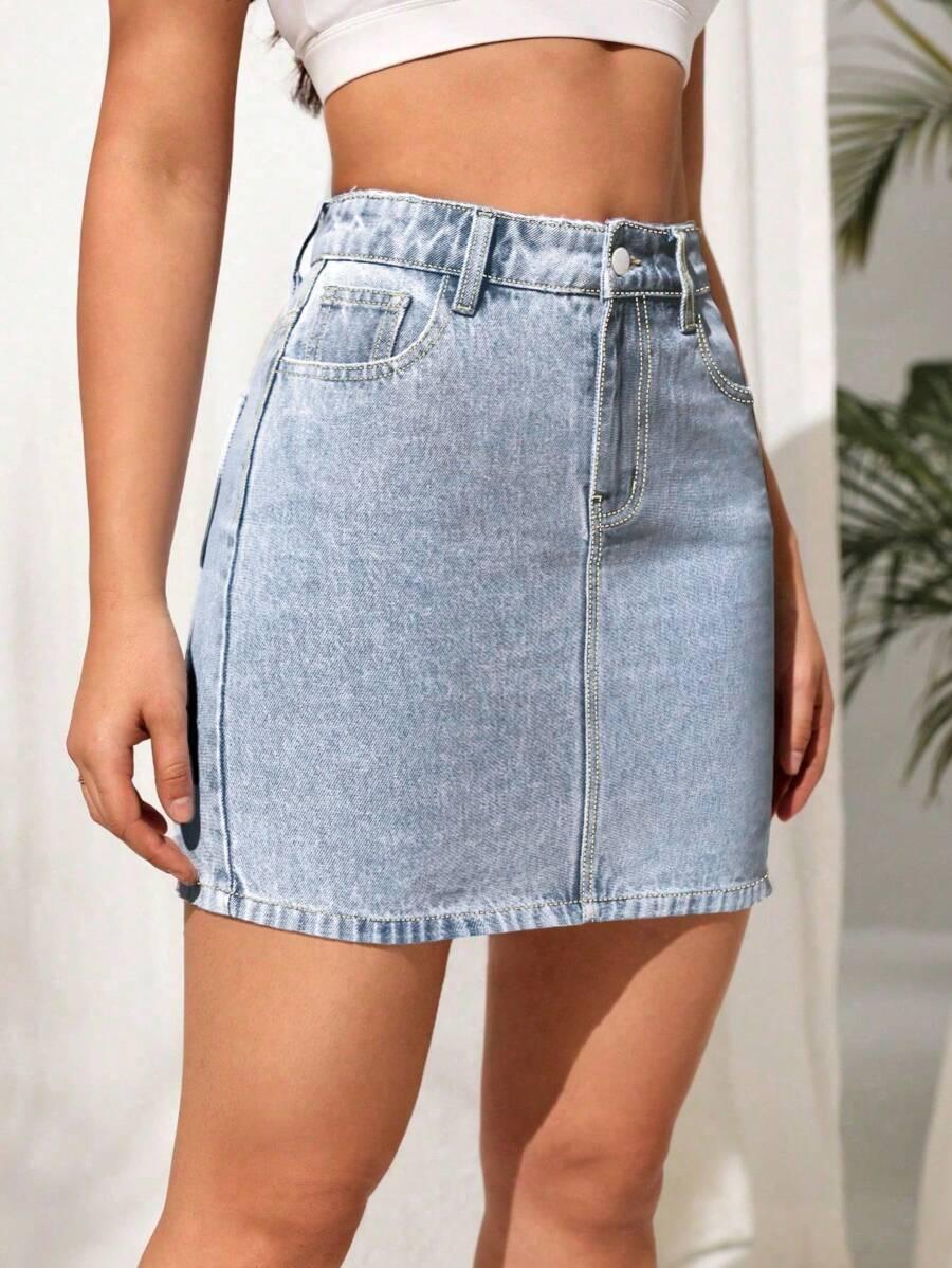 mini spódnica jeans