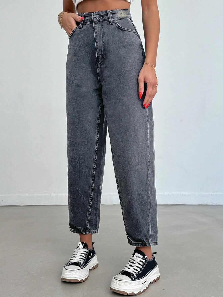 SPODNIE JEANS WYSOKI STAN
