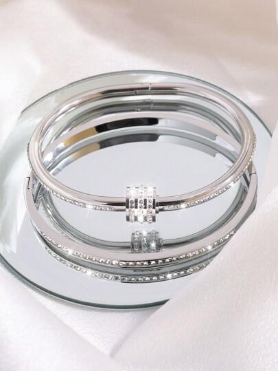 srebrna bransoletka 2-pack