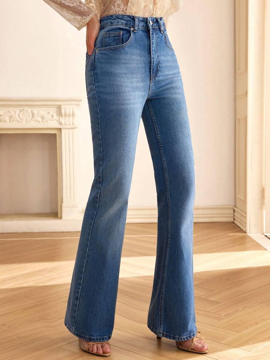 spodnie dzwony jeans