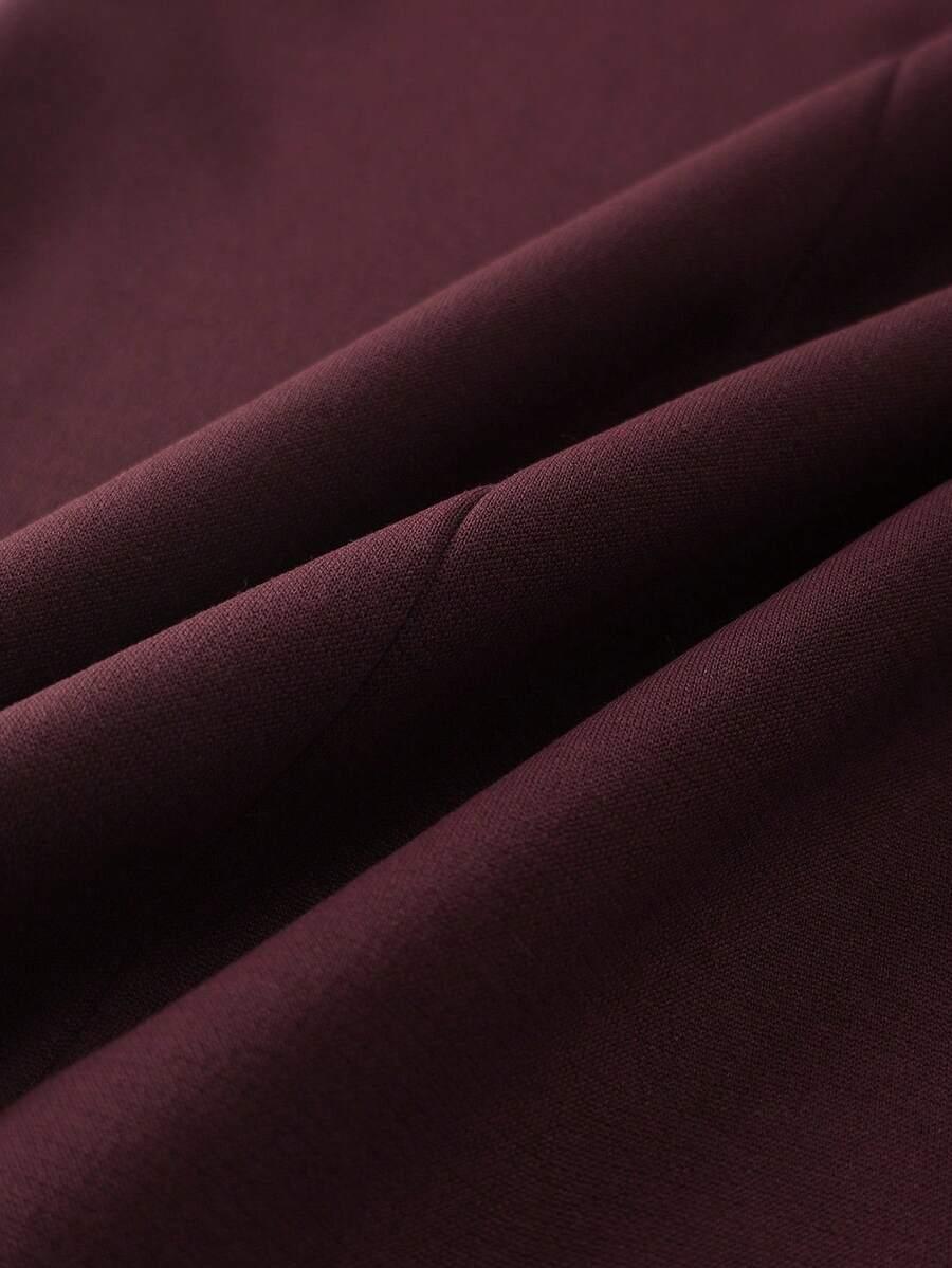 BORDOWY KOMPLET BLUZA SPODNIE DRESOWE