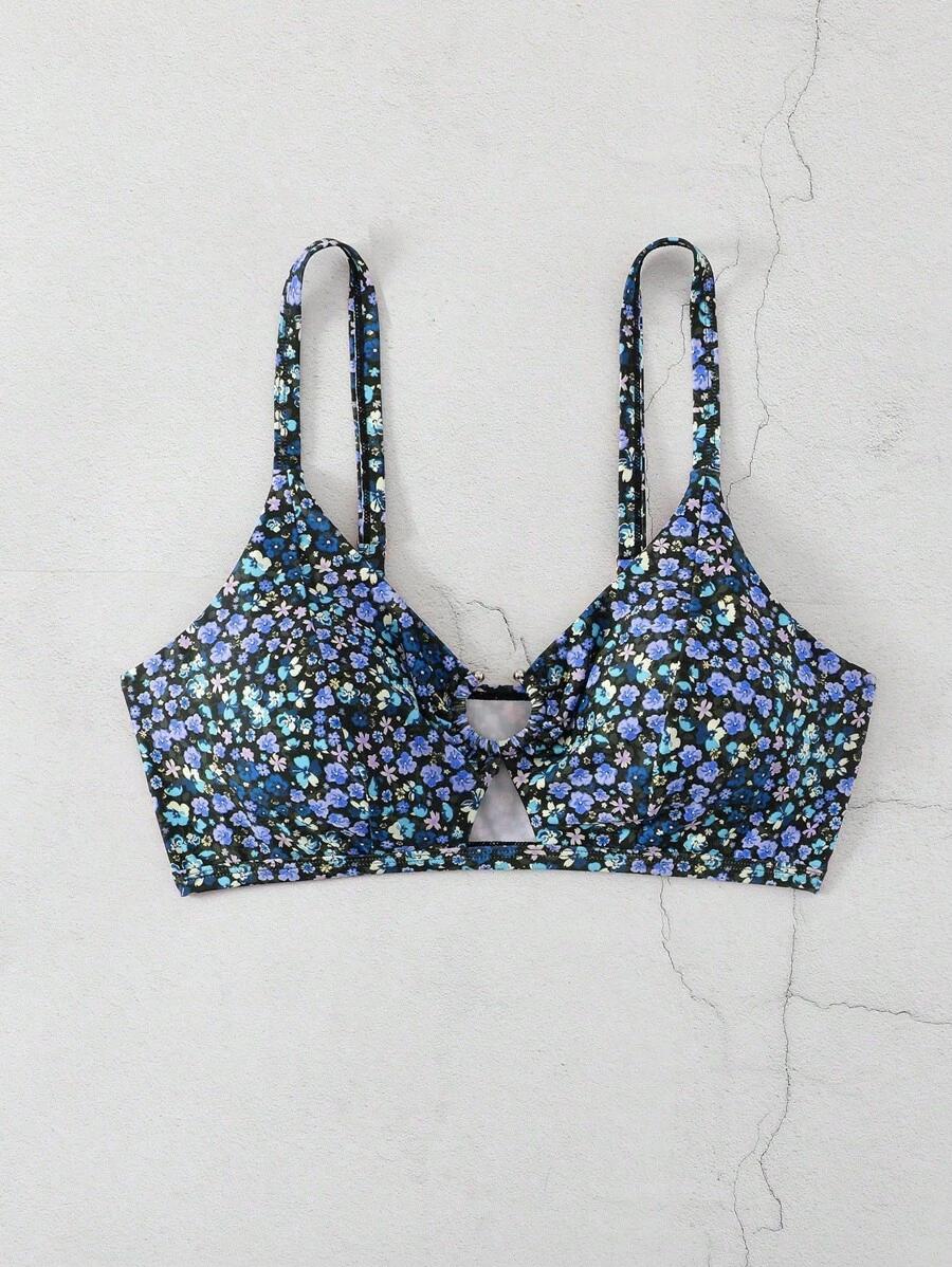 GÓRA OD BIKINI print kwiaty