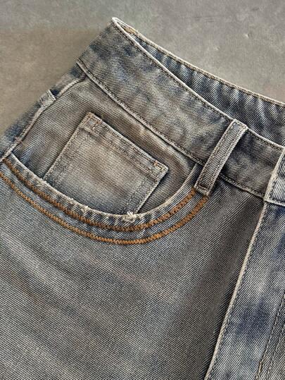 szare spodnie jeans