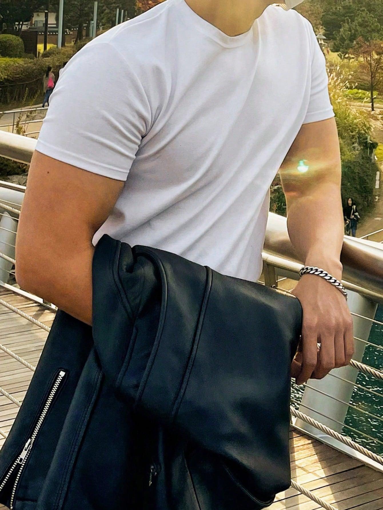 BIAŁY T-SHIRT BASIC