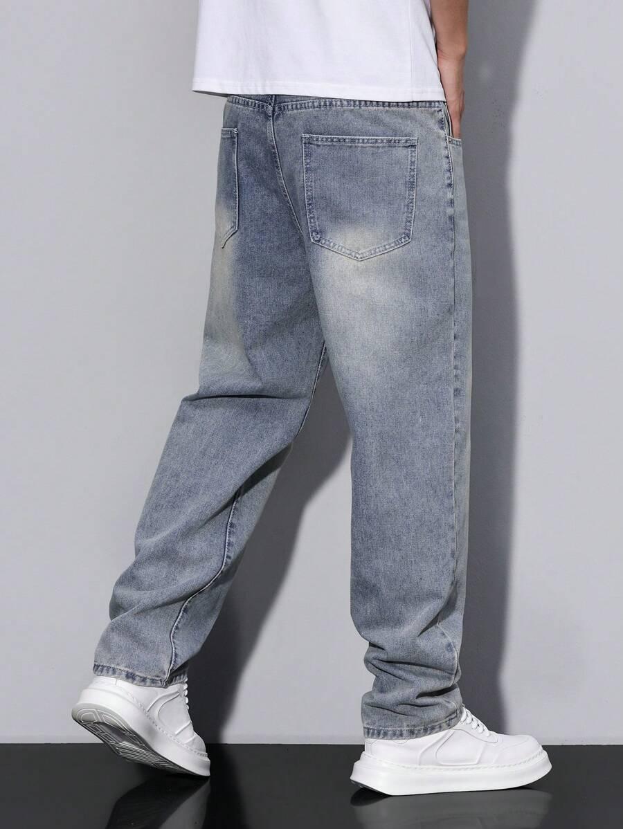 SPODNIE JEANS PROSTA NOGAWKA