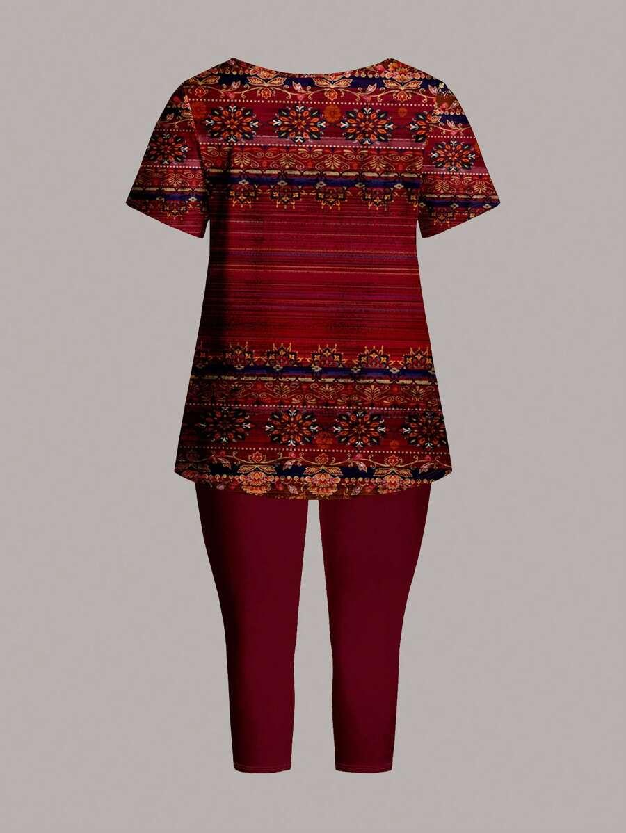 czerwone legginsy wysoki stan