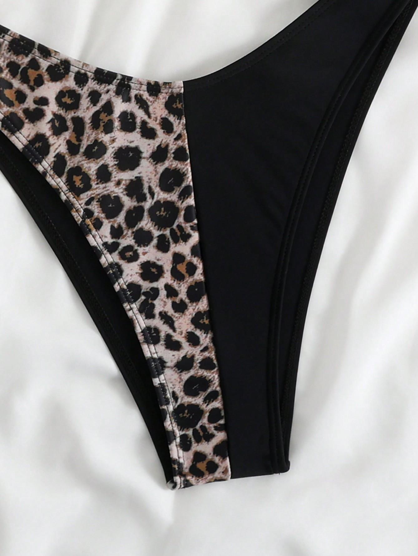 DWUCZĘŚCIOWY STRÓJ KĄPIELOWY ANIMAL PRINT
